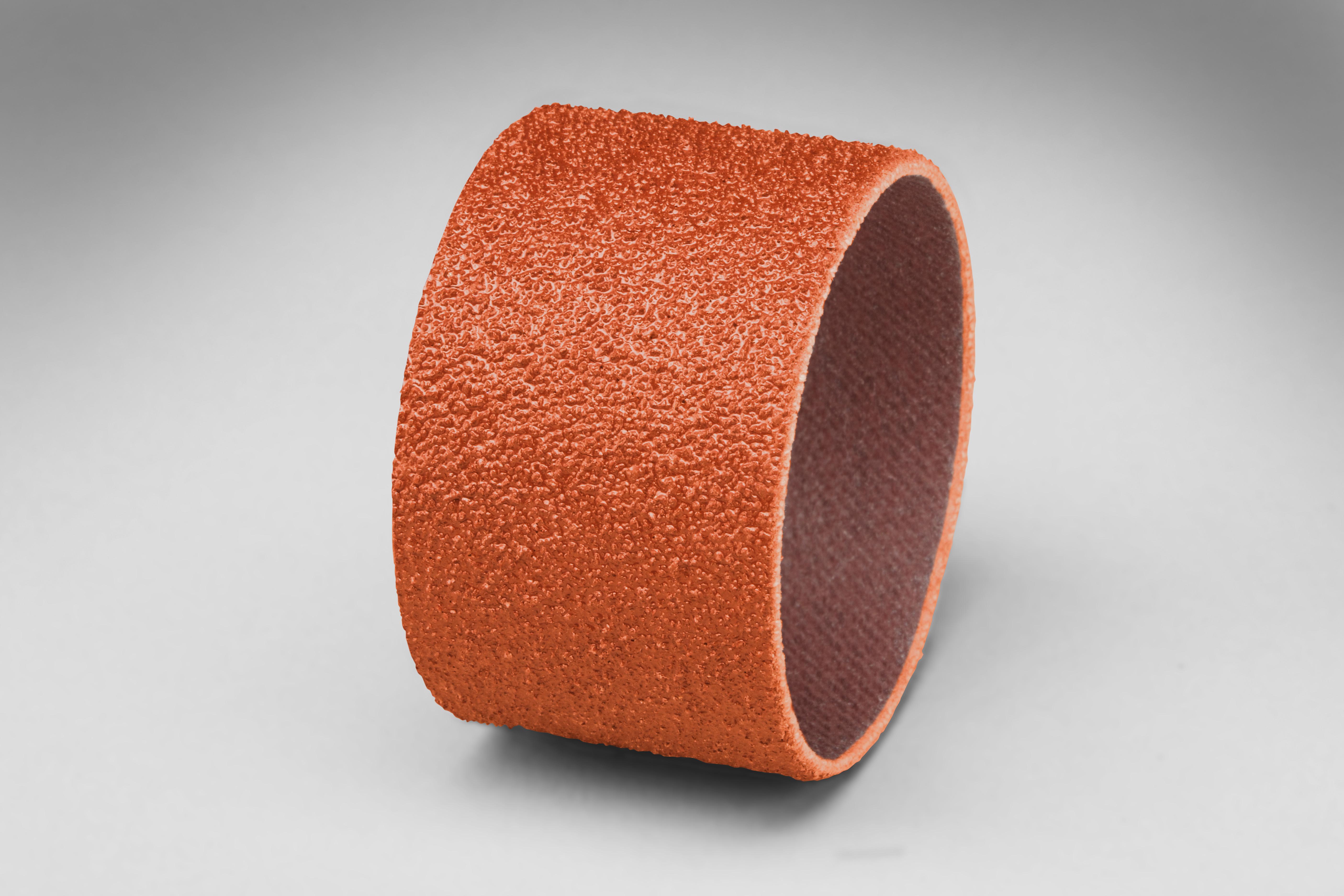 3M 7010363800 Spiral Band, 1-1/2 in Dia x 1 in L Band, 80 Grit, Medium Grade, Aluminum Oxide Abrasive - Spiral Bands
